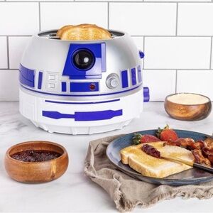 Star Wars R2-D2 2-Slice Toaster Lights-Up Makes Sounds Artoo R2D2 Decor …